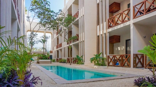 Terrace with Private Jacuzzi for 4 people.