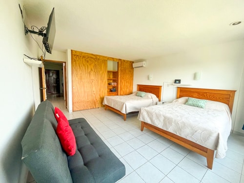 Estudio c/vista, playa y alberca en Cancún