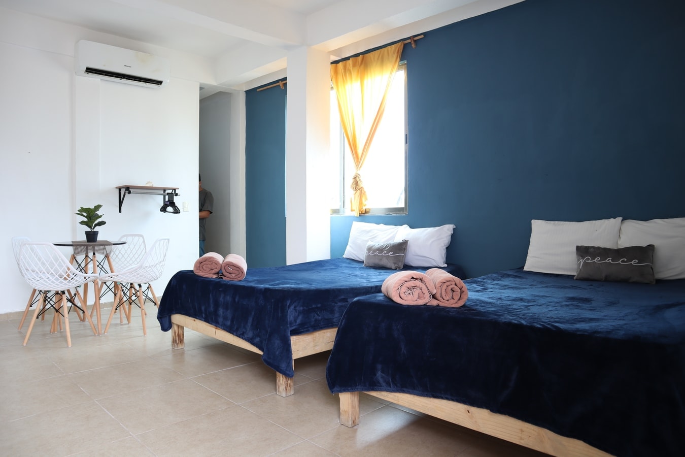 Modern Studio with 2 Double Beds, Kitchen El Corazon del Caribe