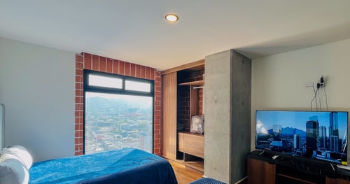 Skyline Views + Rooftop Pool in Old Town Mty El Corazon del Caribe
