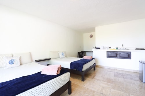 Modern Studio w/ 2 Queen Beds & Kitchen in Cancun 5 El Corazon del Caribe