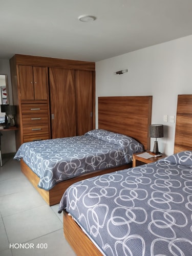 Private Room with 2 Queen Beds & Ensuite