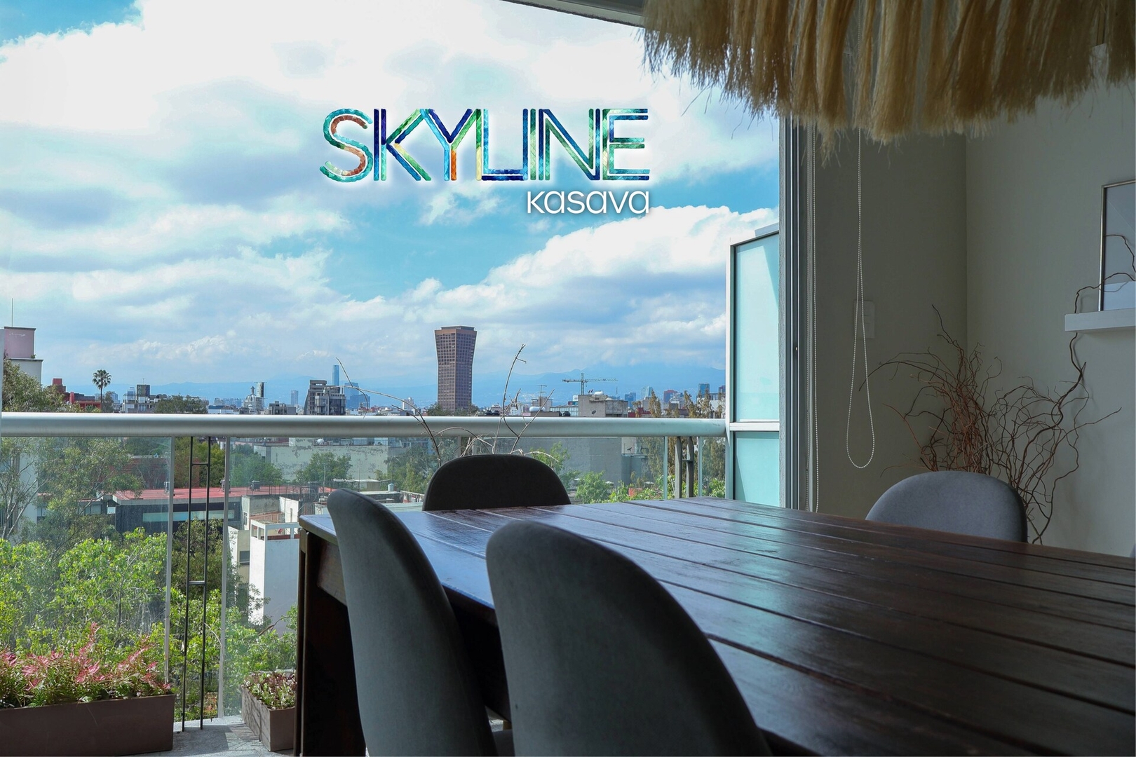 Skyline Kasava: PH de 4 hab. y 3 baños en la Roma 0 kasavahomes.com