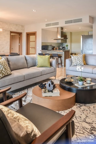 Deluxe 2BD Marine View La Amada with Private Beach Airbnb Property Manager Cancun