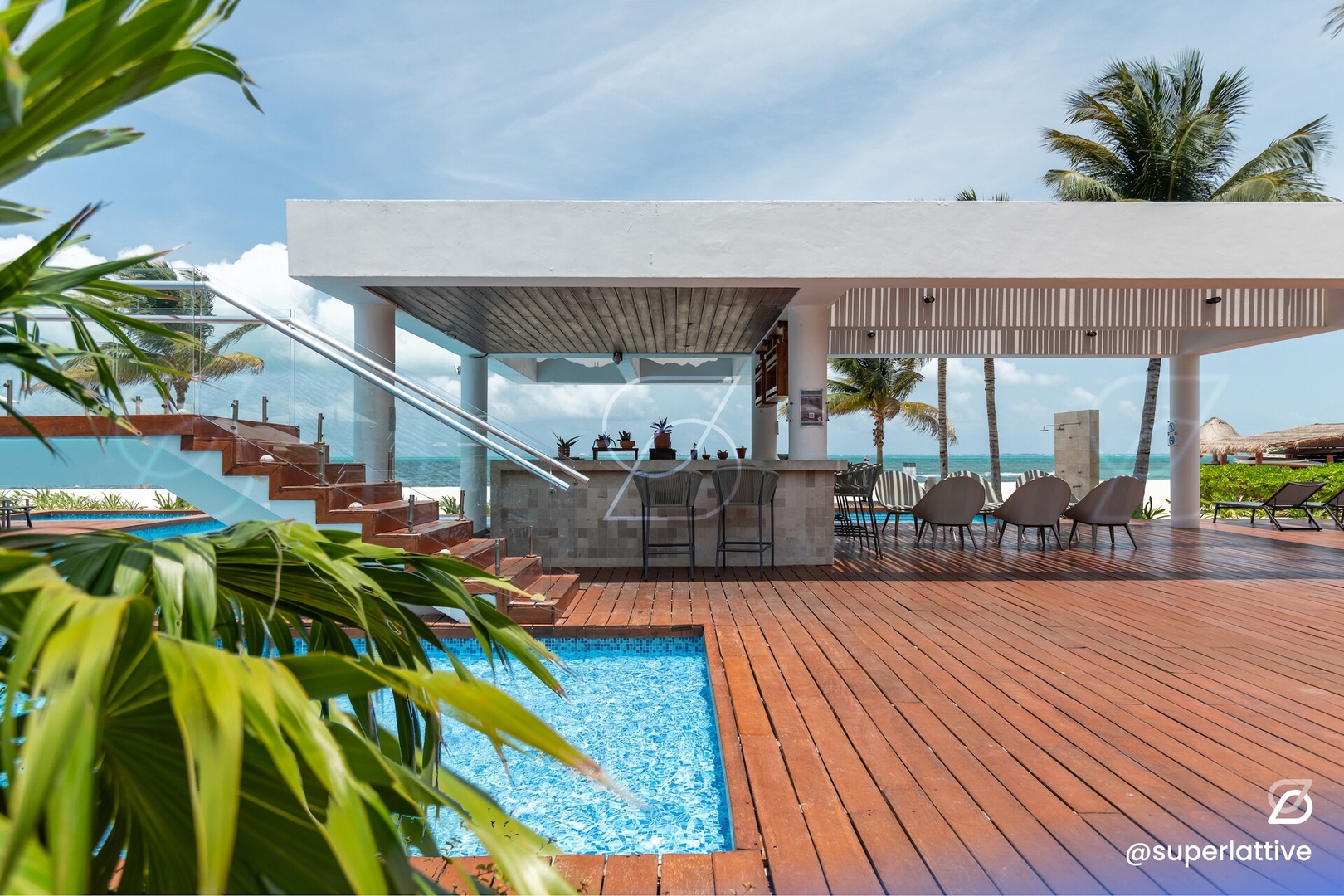Deluxe 2BD Marine View La Amada with Private Beach 1 Airbnb Property Manager Cancun