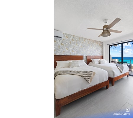 Amazing 2B Ocean and beach view in the hotel area 48 Airbnb Property Manager Cancun