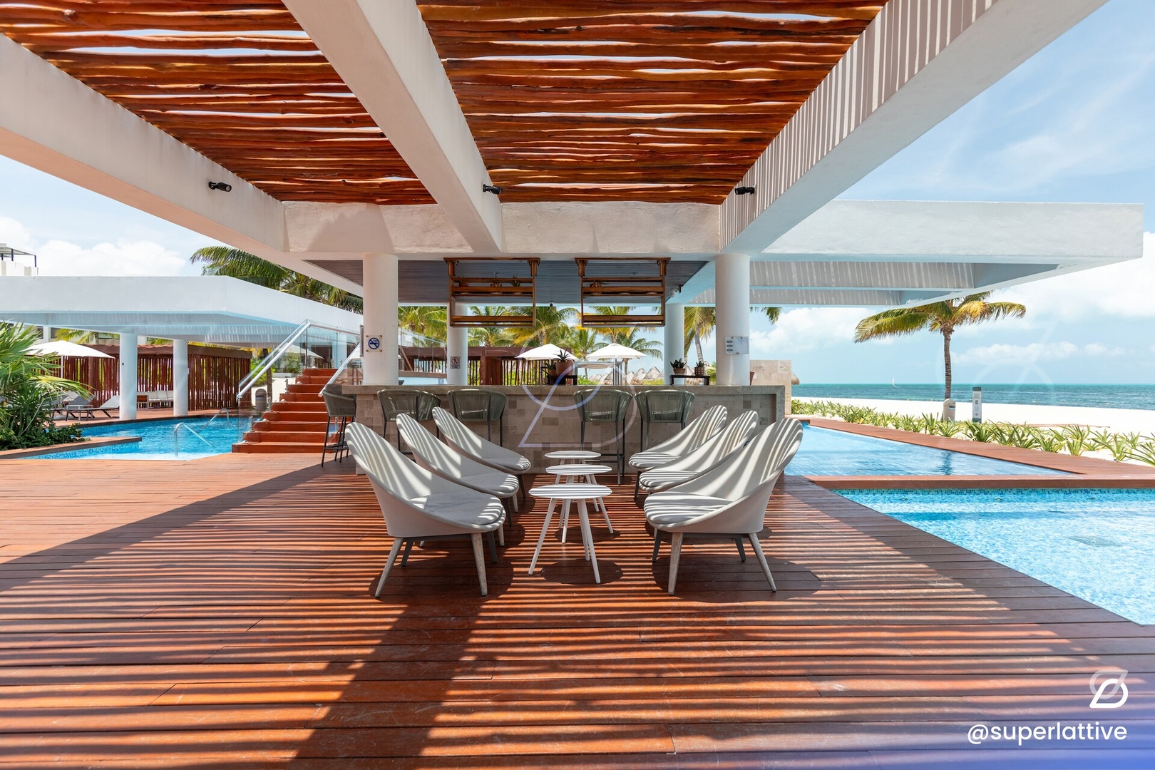 Deluxe 2BD Marine View La Amada with Private Beach 34 Airbnb Property Manager Cancun