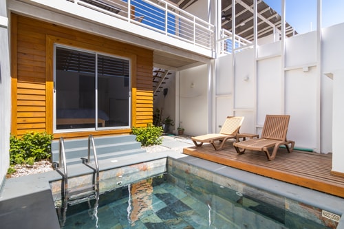 Modern Pool Home in Coco · Walk to Beach & Town
