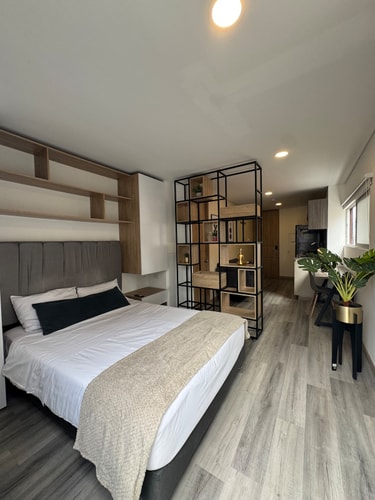 Acogedor loft a dos cuadras del parque 93