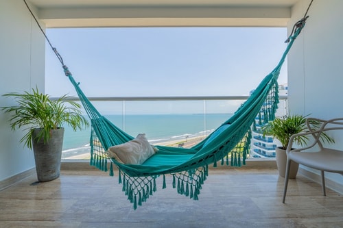 Oceanview Suite w/ Hammock & 2 Queen Beds 12F