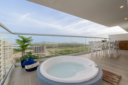 DQ1410 Luxury Apartment Jacuzzi priv Pool Bar