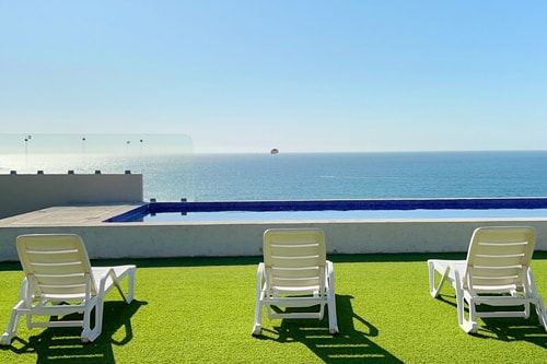 Moderno depa a 1 cuadra de la playa + rooftop view
