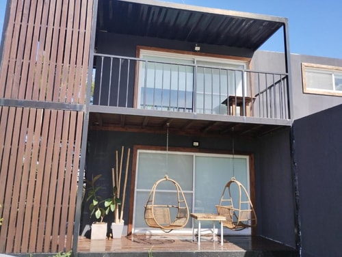 Casa container para seis personas