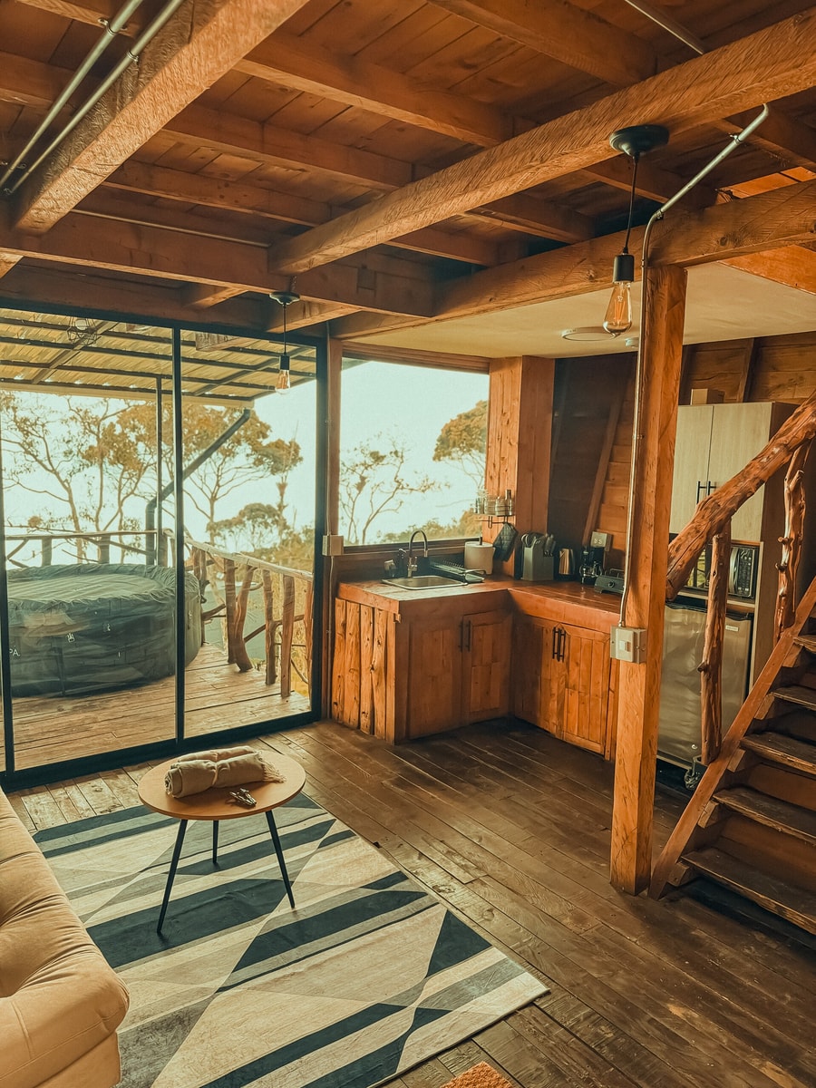 Rustic cabin with a beautiful view of the city gallery image 11