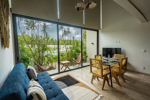 Mistiq Gardens 023 · Hermoso Jungle Loft, 5 min a la playa!