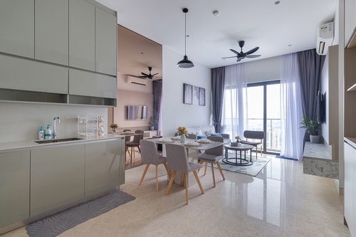 Charming 1+1 BR at Lucentia KL by Hauzz