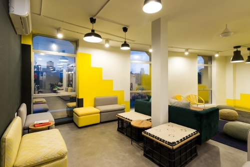 Bedroom for 2 in UpstairsDownstairs Coliving