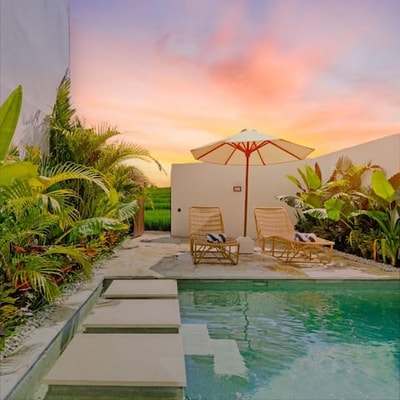 NEW! Tropical Villa, Rice Field View in Canggu #1