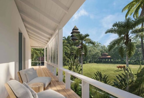 Ricefield View 2BR Sunset Bungalow #1 @Pererenan