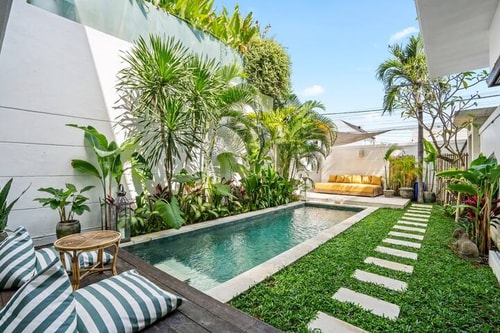 New! 5min to Berawa Beach, Pool, Enclosed Living