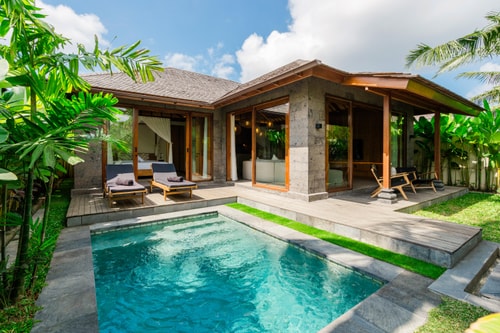 Modern 1BR Pool Villa | Near Ubud Palace & Market