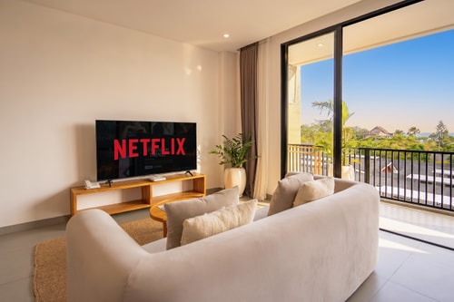 1BR Canggu Oceanwiew Suite – Pool, Yoga & Work Hub