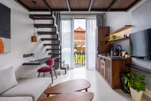 1BR Central Ubud Loft | Pool, Garden & Gazebo