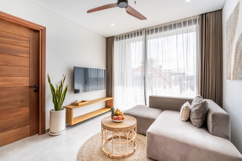 Beachside 2BR Suite Canggu | Pool & Rooftop Access