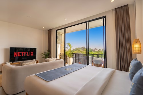 1BR Oceanview Canggu Suite | Pool,Yoga & Workhub