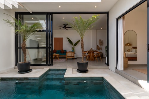 1BR Canggu Coastal Chic Villa - Pool & Rooftop