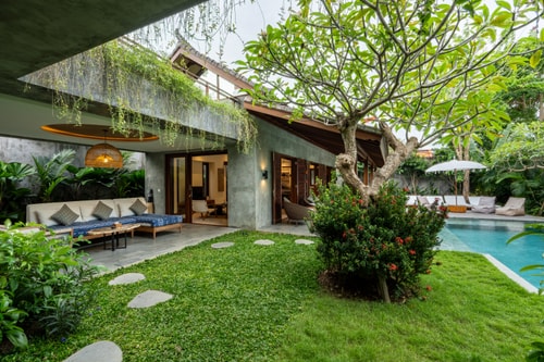 Luxe 3BR Canggu Villa | Garden Pool & Rooftop