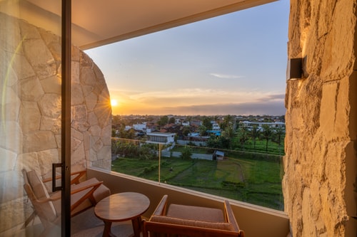 Canggu 1BR Balcony Rice FIeld Studio | Pool Access