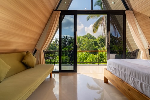 1BR Hill View Bungalow | Pool, Near Ubud Palace