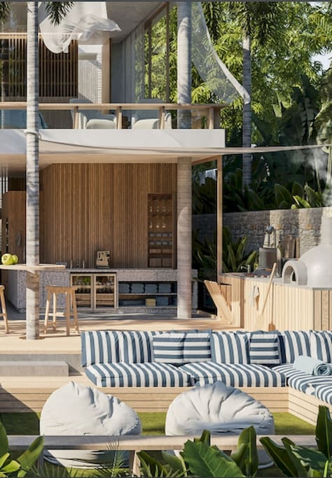 2 Private Pools 4BR Family Getaway @Pererenan