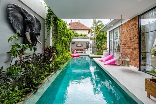 Stylish 4BR Bali Villa with Pool & Artistic Touch 12 Hombali.com