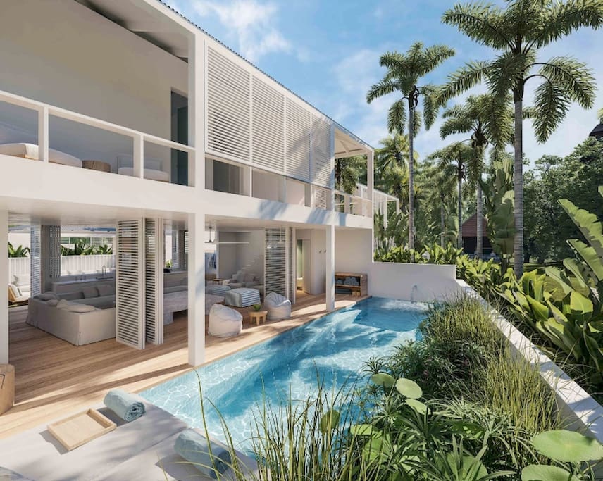 Ricefield View 2BR Sunset Bungalow #1 @Pererenan