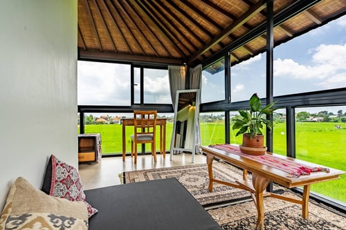 2BR Villa with Panoramic Rice Fields View in Ubud 9 Hombali.com