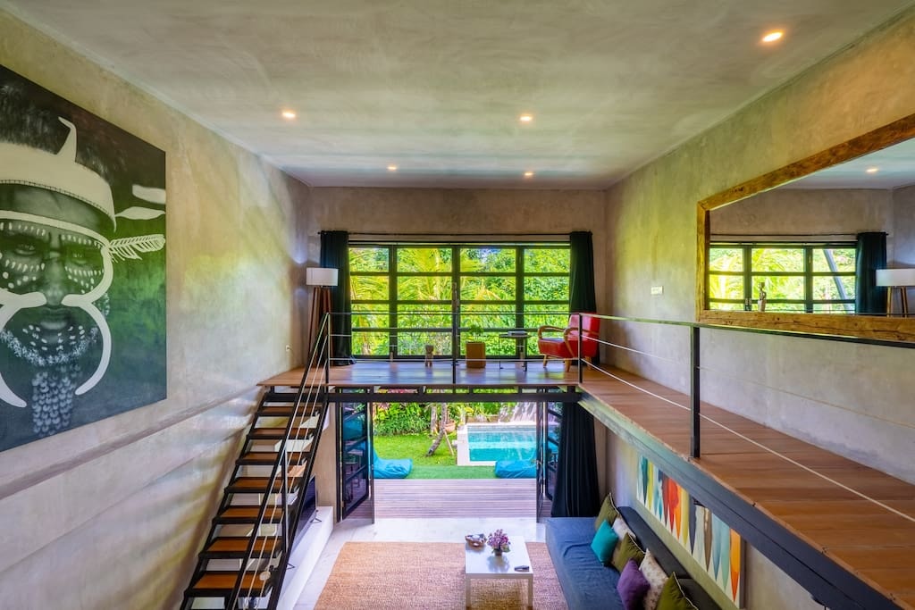 Spacious modern loft villa near Canggu Beach