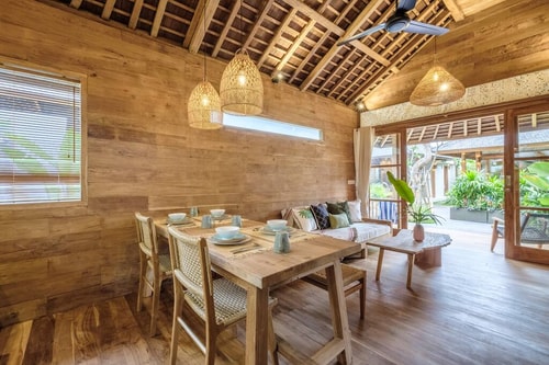 Wooden Lavish Joglo 4BR at Canggu's Tranquillity 34 Bali Real Estate