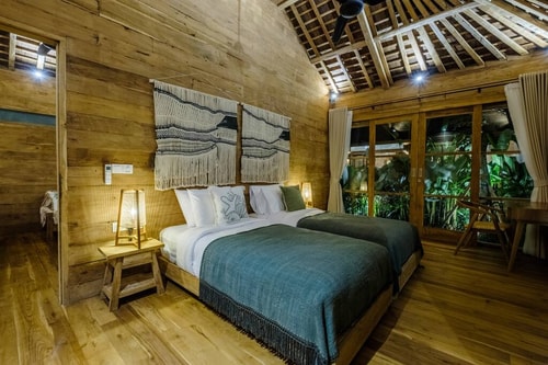 Wooden Lavish Joglo 4BR at Canggu's Tranquillity 40 Hombali.com