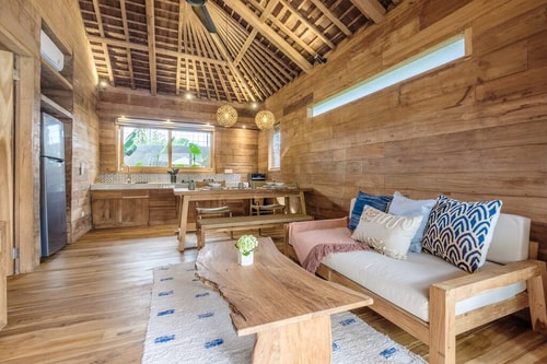 Wooden Lavish Joglo 4BR at Canggu's Tranquillity 45 Bali Real Estate