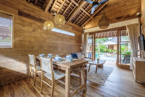 Wooden Lavish Joglo 4BR at Canggu's Tranquillity 46 Hombali.com