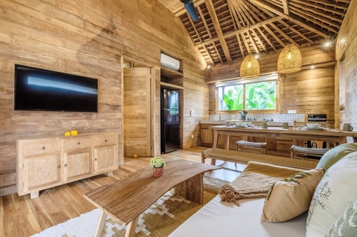 Wooden Lavish Joglo 4BR at Canggu's Tranquillity 57 Bali Real Estate