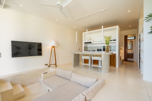 1BR Modern Tropical Apt. in Canggu w/ Private Pool 2 Hombali.com