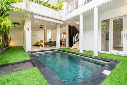 Canggu 2BR Tropical Rooftop Villa w/ Pool & Garden 9 Bali Real Estate