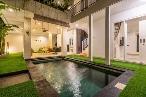 Canggu 2BR Tropical Rooftop Villa w/ Pool & Garden 26 Bali Real Estate