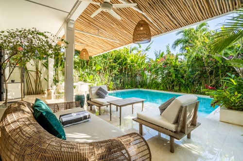 Long-term Rental 3BR Villa in Pererenan