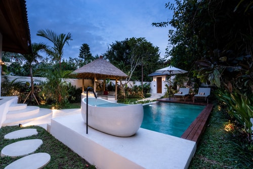 Capri by DH: Luxurious Villa Paddy View 2BR w/Pool 17 Bali Real Estate