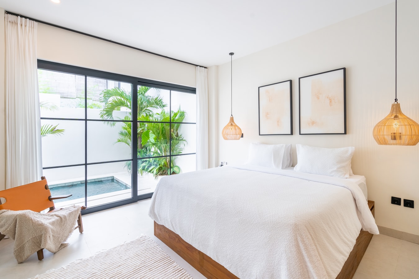 Chic 1BR Canggu Haven: Pool & Elegant Interiors