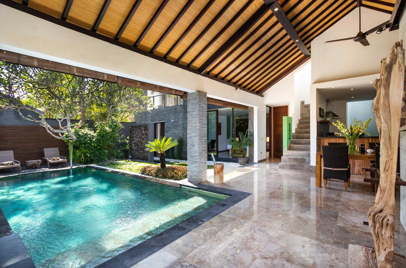 2BR Modern Villa Lush Garden With Pool in Seminyak